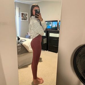 Dark pink yogalicious lux leggings